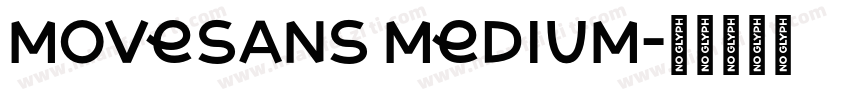 MoveSans Medium字体转换